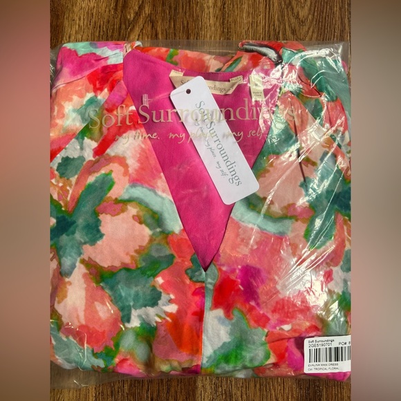 *NWT* Soft Surroundings Evalina Printed Maxi Dress, Size M - Picture 12 of 12